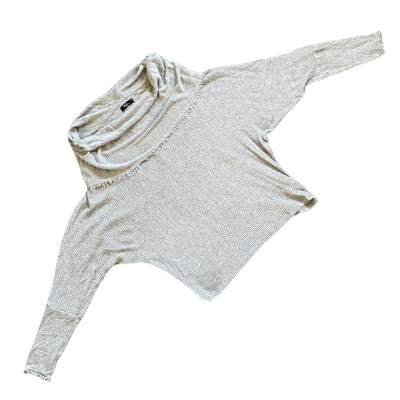 Gray Cowl Neck Sweater Sz XS/S - Picture 8 of 14